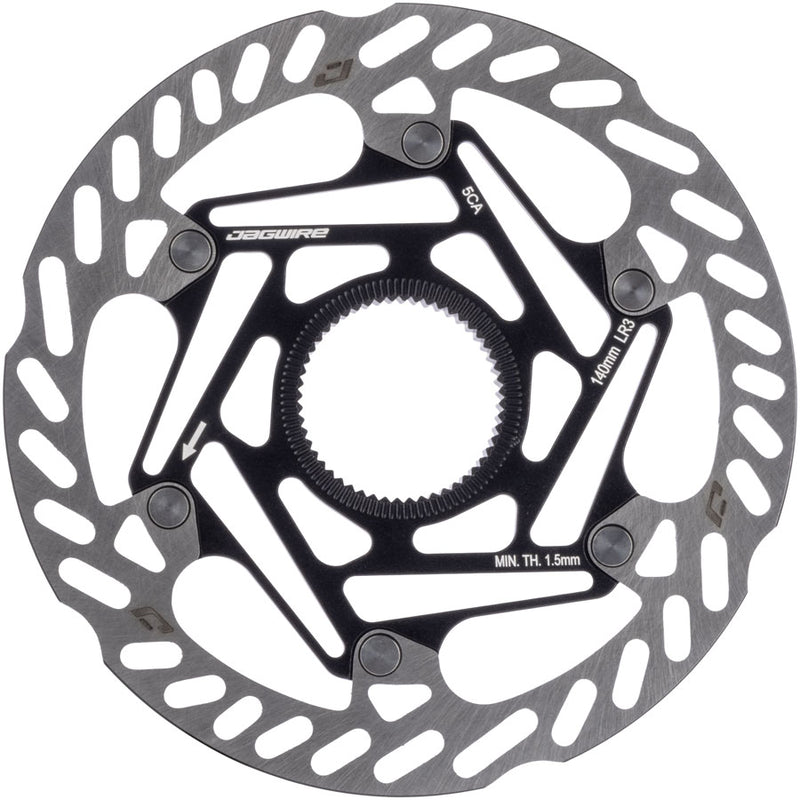 Load image into Gallery viewer, Jagwire Pro LR3 Disc Brake Rotor - 140mm, Center Lock, Includes Lockring, 1.8mm Thickness
