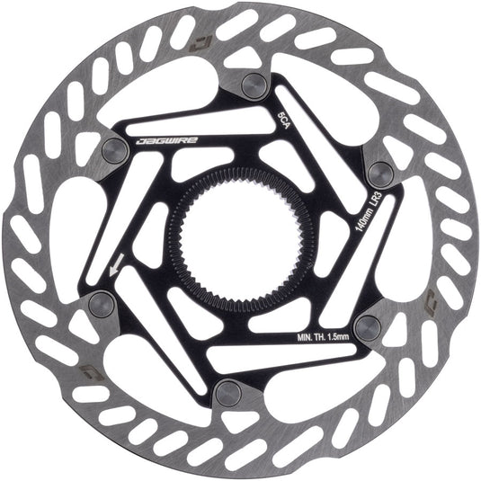 Jagwire Pro LR3 Disc Brake Rotor - 140mm, Center Lock, Includes Lockring, 1.8mm Thickness
