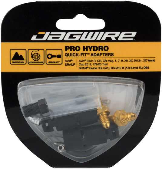 Jagwire Pro Quick-Fit Adapters for Hydraulic Hose - Fits SRAM DB5, Level & Avid