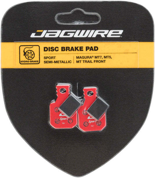 Pack of 2 Jagwire Sport Disc Brake Pads for Magura MT7, MT5, MT Trail Front