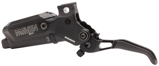 SRAM Maven Silver Hydraulic Disc Brake Lever Assembly Aluminum, Ambidextrous, Gloss Black, Lightweight Performance