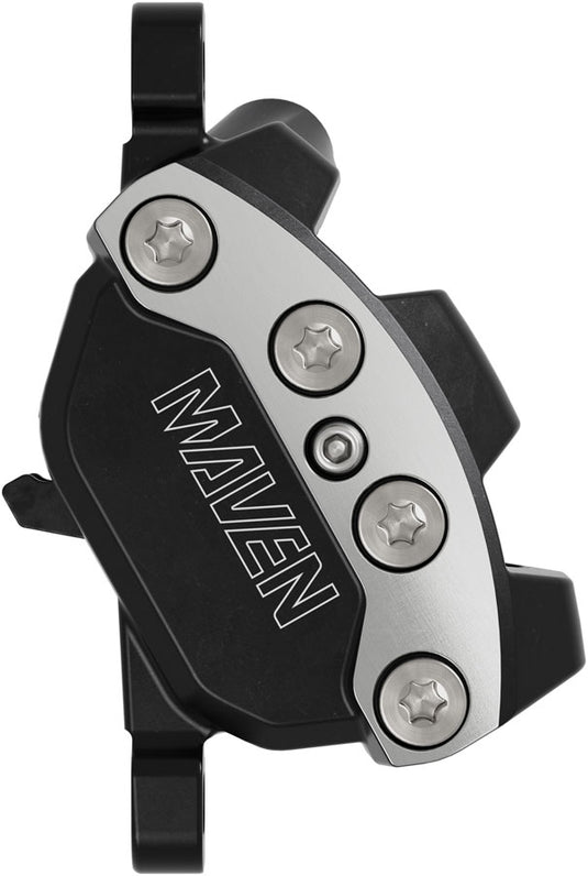 SRAM Maven Ultimate Disc Brake Caliper Assembly - Front/Rear, Post Mount, 4-Piston, Black/Silver, B1