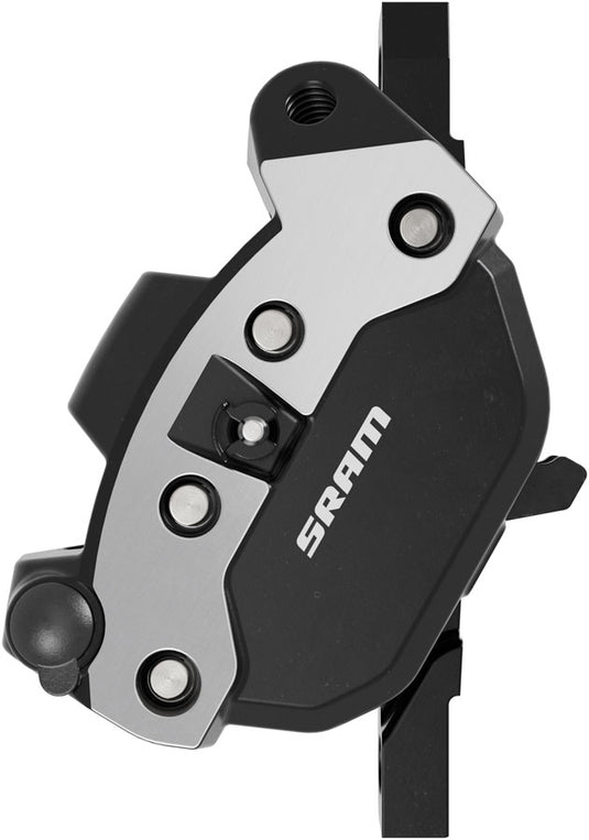 SRAM Maven Ultimate Disc Brake Caliper Assembly - Front/Rear, Post Mount, 4-Piston, Black/Silver, B1