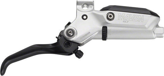 SRAM Maven Ultimate Hydraulic Disc Brake Lever Assembly Aluminum, Ambidextrous, Silver/Black, Pair