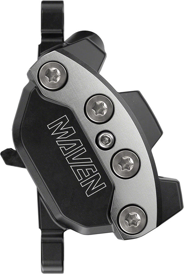 Load image into Gallery viewer, SRAM Maven Ultimate Disc Brake Caliper Assembly - Front/Rear, Post Mount, 4-Piston, Silver/Black, A1
