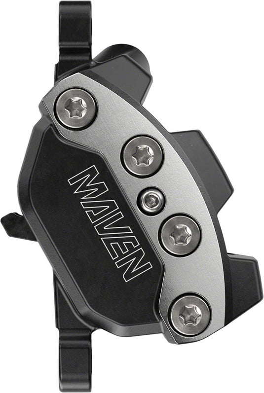SRAM Maven Ultimate Disc Brake Caliper Assembly - Front/Rear, Post Mount, 4-Piston, Silver/Black, A1