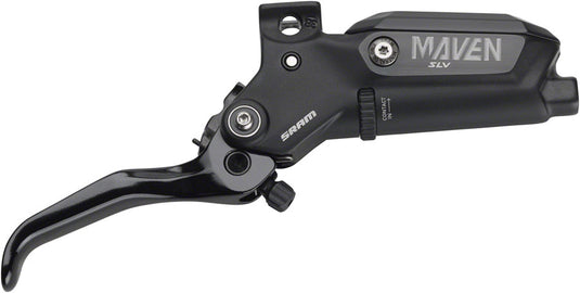 SRAM Maven Silver Hydraulic Disc Brake Lever Assembly Aluminum, Ambidextrous, Black, A1 (Pair)