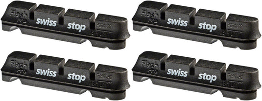 SwissStop FlashPro SRAM or Shimano Rim Brake Inserts Original Compound Set of 4