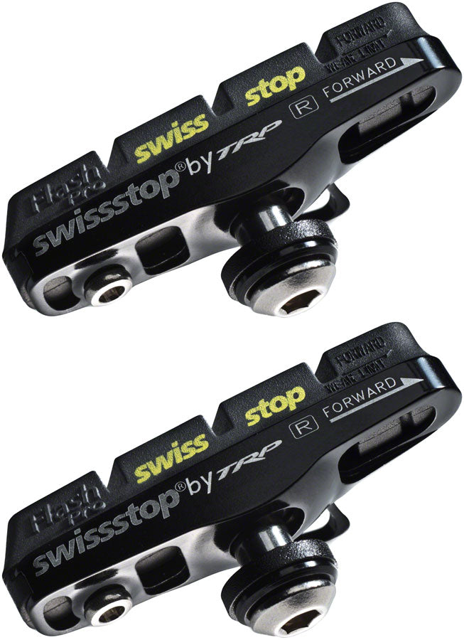 Load image into Gallery viewer, SwissStop Full FlashPro SRAM or Shimano Brake Shoes and Pads Pair for Carbon Rim
