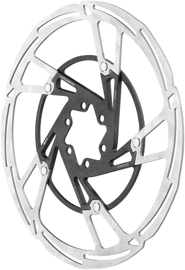 Load image into Gallery viewer, Jagwire 203mm Two-Piece Ebike &amp; Bike Disc Brake Rotors with Magnet 6-Bolt Stainless Steel &amp; Aluminum Construction
