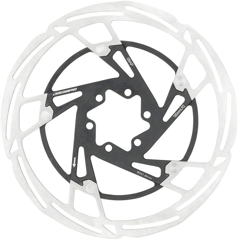 Load image into Gallery viewer, Jagwire Pro LR2 Disc Brake Rotor - 160mm, 6-Bolt, Silver/Black
