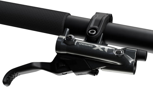 Shimano Deore XT BR-M8220 Disc Brake and BL-M8200 Lever - Right/Rear, Post Mount, 4-Piston Caliper, SM-BH90-SBM Hose,