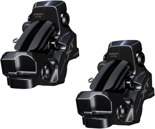 Shimano Deore XT M8200/8220 Disc Brake Upgrade Kit - Right and Left BL-M8200 Levers, Post Mount, Front and Rear BR-M8220