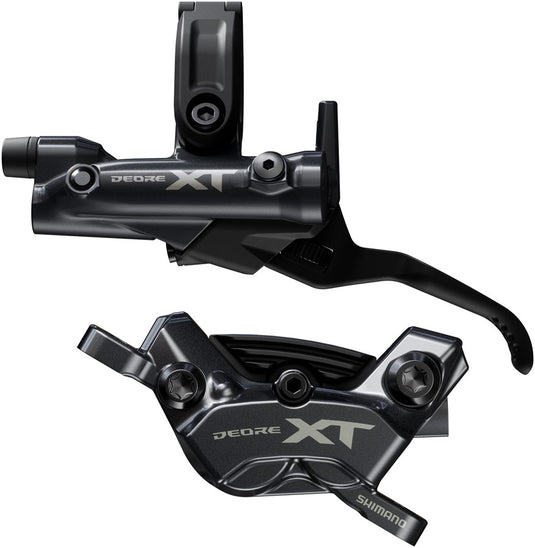 Shimano Deore XT BR-M8220 Hydraulic Disc Brake & BL-M8200 Left/Right LEVERS 4-Piston, Post Mount, High-Performance MTB Components