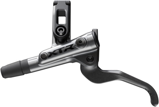 Shimano XTR M9200 XC Disc Brake and Lever - Left/Front, Post Mount, 2-Piston Caliper, SM-BH90-SS Hose, Metal Pads, Gray