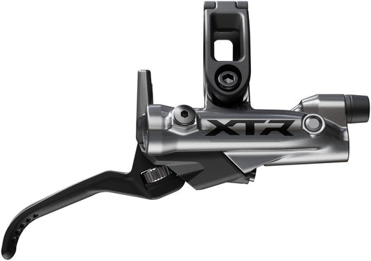 Shimano XTR M9220 Enduro Disc Brake and Lever - Right/Rear, Post Mount, 4-Piston Caliper, SM-BH90-SBM Hose, Finned Metal