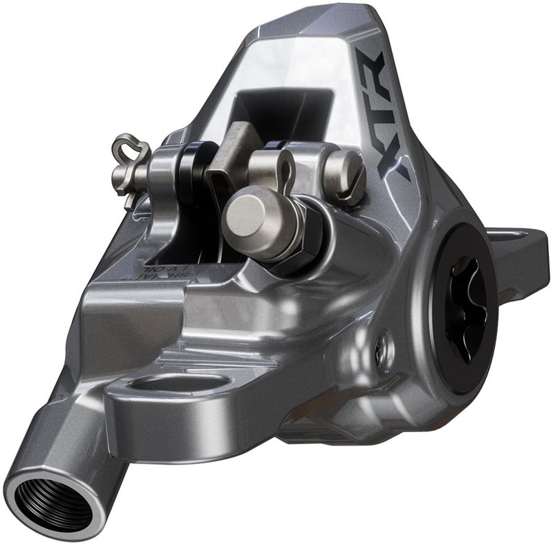 Load image into Gallery viewer, Shimano XTR BR-M9200 XC Disc Brake Caliper - Front or Rear, Post Mount, 2-Piston, Includes K04TI Metal Pads

