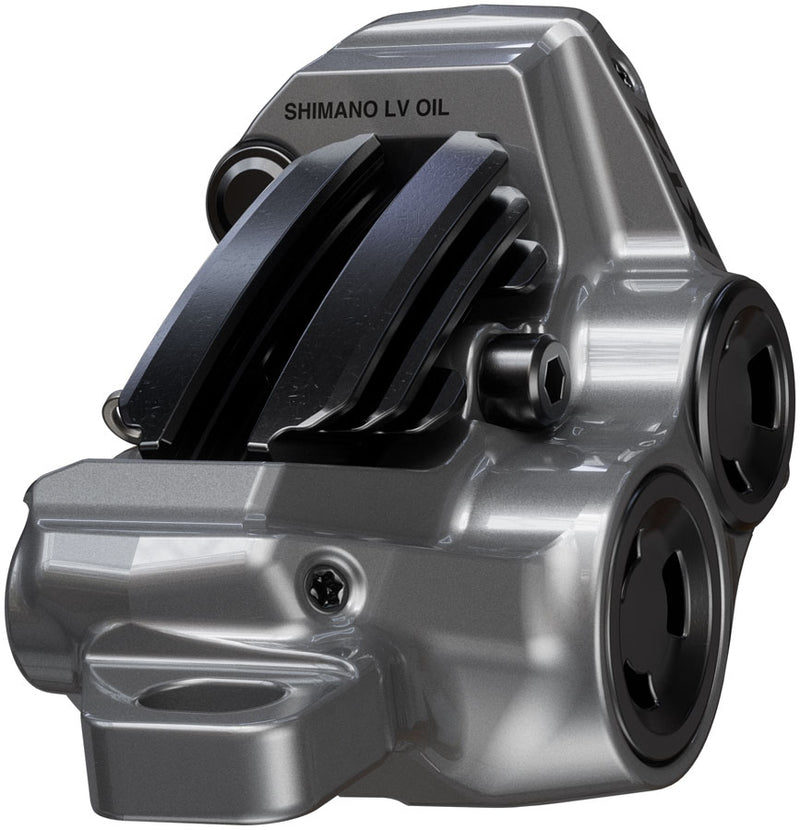 Load image into Gallery viewer, Shimano XTR BR-M9220 Enduro Disc Brake Caliper - Front or Rear, Post Mount, 4-Piston, Includes P04C-MF Finned Metal Pads
