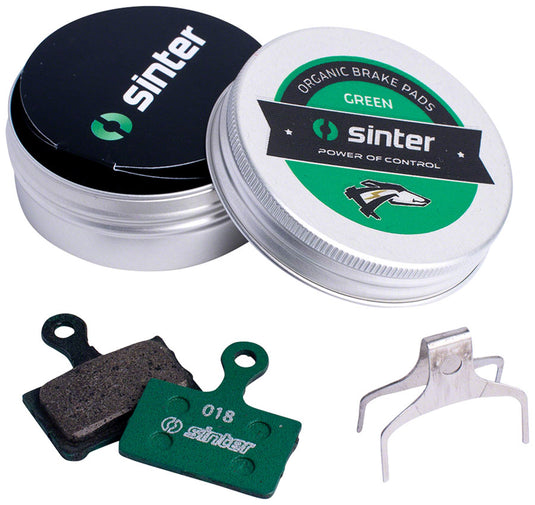 Sinter Green s2032 Organic Disc Brake Pads Set Shimano K Type, High-Performance Racing Compound