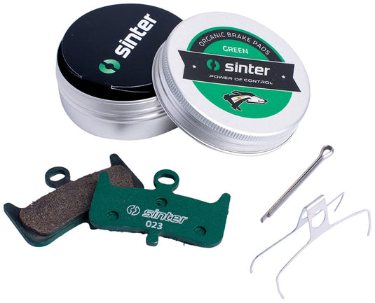 Sinter Green s2032 Organic Disc Brake Pads Bundle for Hayes DominionHigh-Performance, Organic Resin, UCI Race-Grade