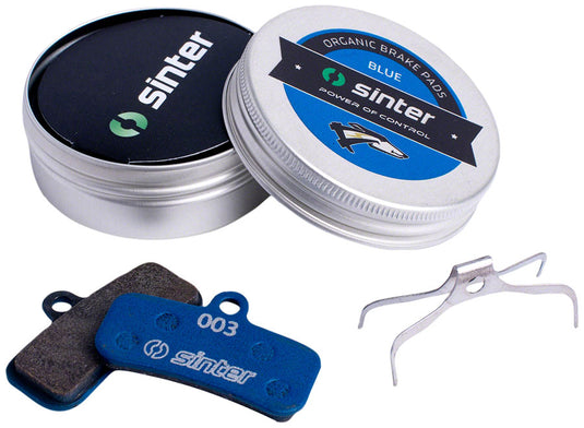 Sinter Blue s530 Organic Disc Brake Pads Shimano D Type, High Modulation, Fade-Resistant E-Bike Brake Pads Bundle