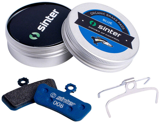 Sinter Blue s530 Organic Disc Brake Pads Pair for SRAM Avid G2 Elixir Trail Guide E-Bike Performance