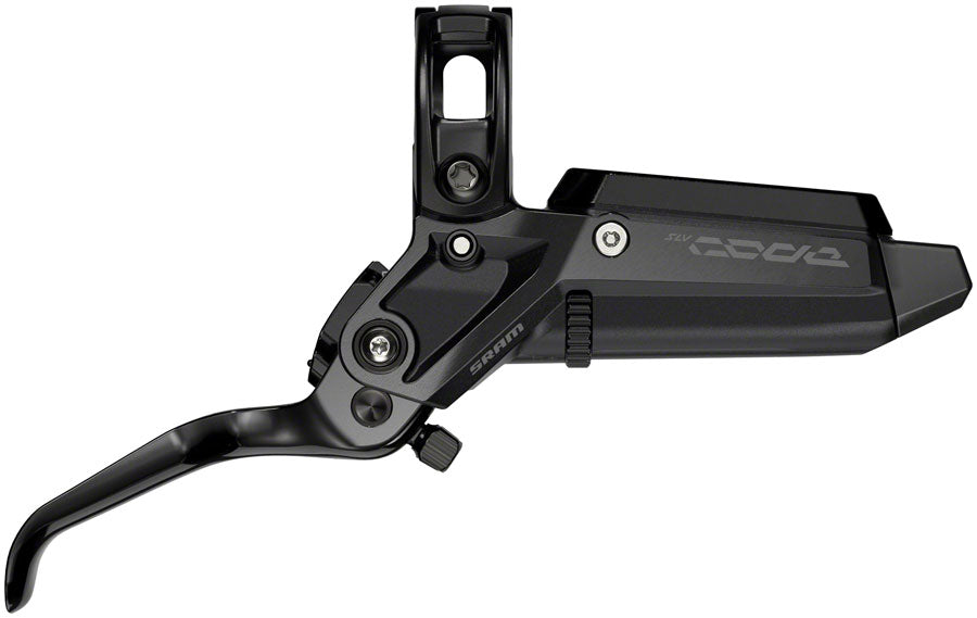 SRAM Code Silver Stealth Disc Brake and Lever - Front, Post Mount, 4-Piston, Aluminum Lever, SS Hardware, Black, C1