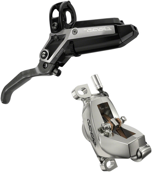 SRAM Code Ultimate Stealth Disc Brake Set Rear & Front, 4-Piston Hydraulics, Carbon Levers, Titanium Hardware