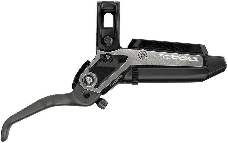 SRAM Code Ultimate Stealth Disc Brake and Lever - Rear, Post Mount, 4-Piston, Carbon Lever, Titanium Hardware,