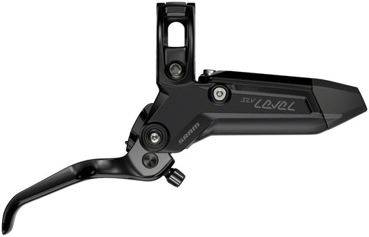 SRAM Level Silver Stealth Disc Brake and Lever - Front, Post Mount, 2-Piston, Aluminum Lever, SS Hardware, Black, C1