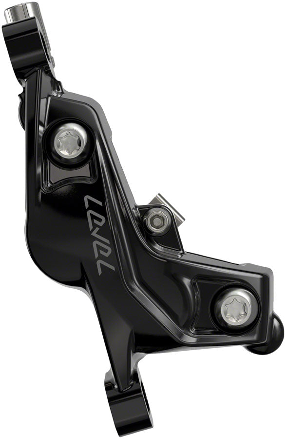 Load image into Gallery viewer, SRAM Level Silver Stealth Disc Brake and Lever - Front, Post Mount, 4-Piston, Aluminum Lever, SS Hardware, Black, C1

