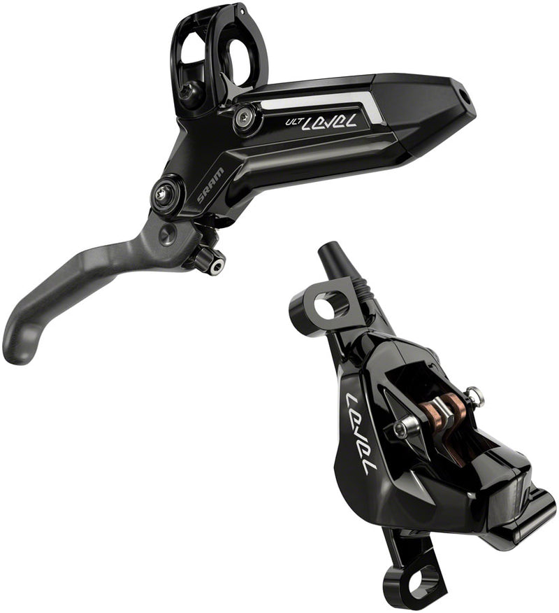 Load image into Gallery viewer, SRAM Level Ultimate Stealth Disc Brake Set - Front and Rear Post Mount, Carbon Levers, Titanium Hardware, E-Bike Ready
