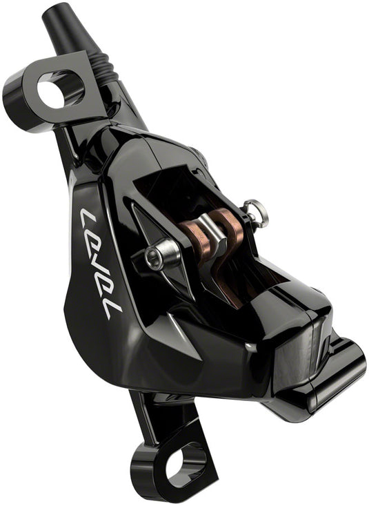 SRAM Level Ultimate Stealth Disc Brake and Lever - Rear, Post Mount, 2-Piston, Carbon Lever, Titanium Hardware, Gloss