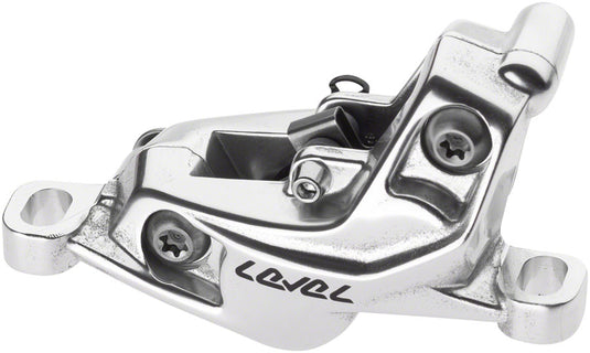 SRAM Level Ultimate Stealth Disc Brake Caliper Assembly - Front/Rear, Post Mount, 4-Piston, Silver, C1