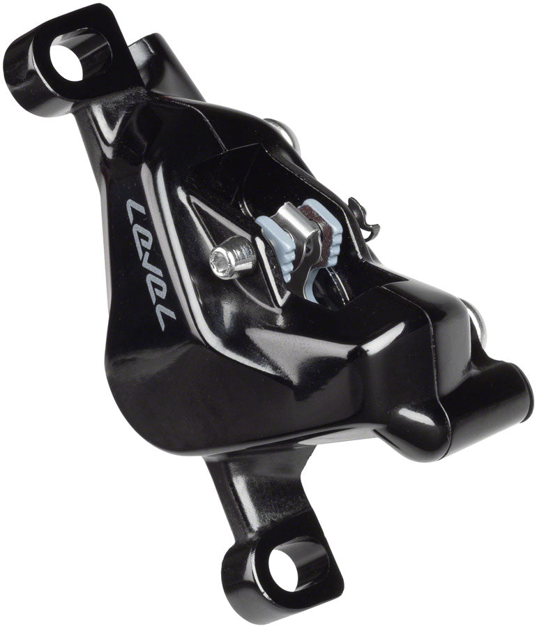 Load image into Gallery viewer, SRAM Level Silver Stealth Disc Brake Caliper Assembly - Front/Rear, Post Mount, 2-Piston, Black, C1
