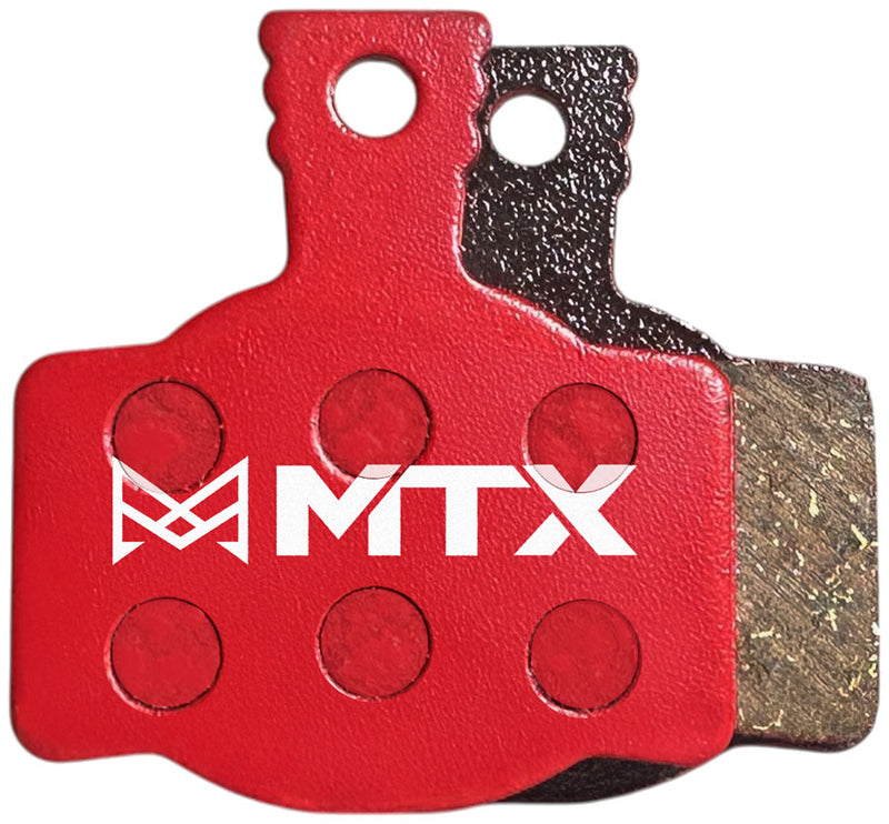 Load image into Gallery viewer, MTX Red Label RACE Ceramic Kevlar Disc Brake Pads for Magura 2-Piston Models Silent, High-Performance, Upgrade
