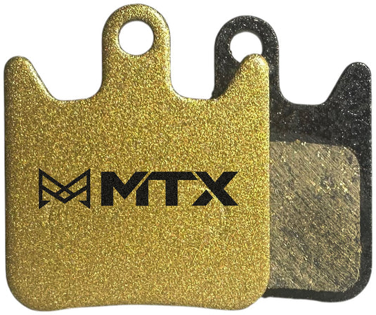 MTX Gold Label HD Ceramic/Kevlar Disc Brake Pads for Hope X2 2-Piston Systems Superior Power & Heat Resistance