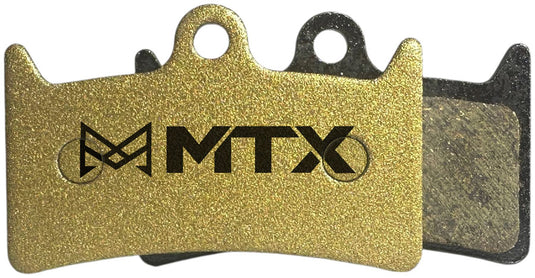 MTX Gold Label HD Disc Brake Pads - Ceramic/Kevlar Compound, Hope Tech 3 and Tech 4 V4, 4-Piston, Single Set