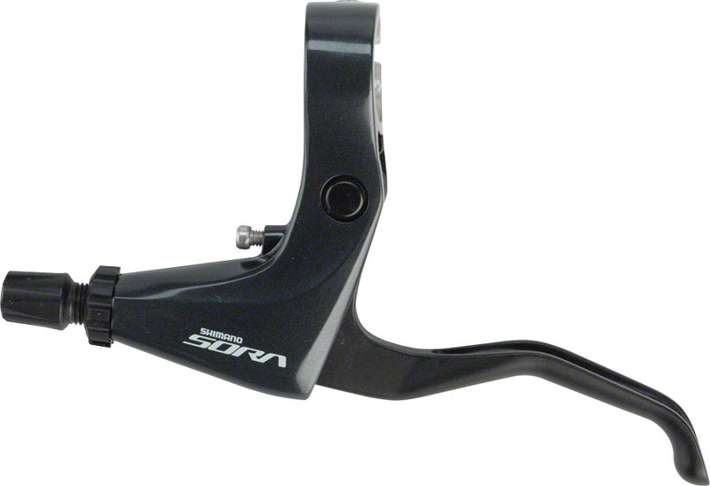 Load image into Gallery viewer, Shimano Sora BL-R3000 Flat Bar Road Brake Levers Set Compatible with Cantilever &amp; Disc Brakes, Black
