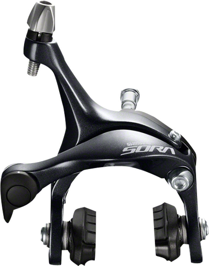 Load image into Gallery viewer, Shimano Sora BR-R3000 Front &amp; Rear Brake Calipers Lightweight Aluminum, Short Reach, Quick-Release, Black Bike Brakes
