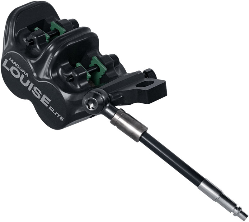 Load image into Gallery viewer, Magura Louise Elite Disc Brake Caliper - Front or Rear, 4-Piston, Post Mount, Black
