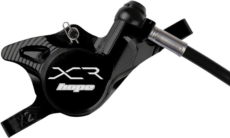 Load image into Gallery viewer, Hope XCR Pro X2 Disc Brake and Lever Set - Front/LH, Hydraulic, Post Mount, Black

