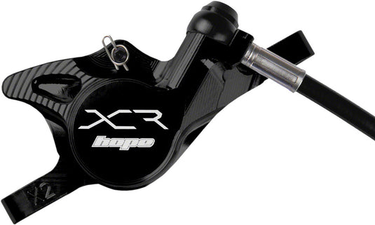 Hope XCR Pro X2 Disc Brake and Lever Set - Front/LH, Hydraulic, Post Mount, Black