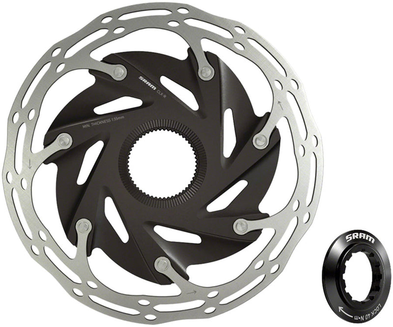 Load image into Gallery viewer, SRAM CenterLine XR 140mm Center Lock Disc Brake Rotors Lightweight, Two-Piece, Road-Optimized Cycling Components
