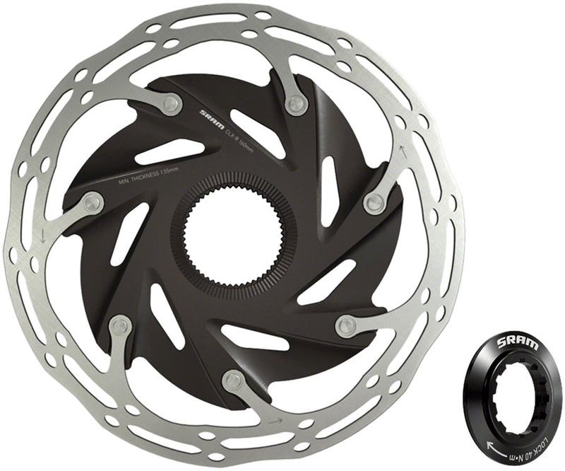 Load image into Gallery viewer, SRAM CenterLine XR 160mm Disc Brake Rotors Two-Piece, Center Lock, Road Performance &amp; Quiet Operation
