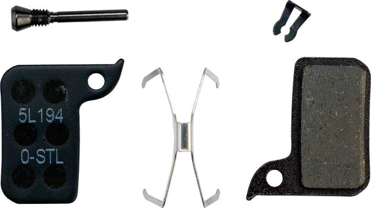 SRAM Organic Steel Backed Disc Brake Pads Bundle for Hydraulic Road Monoblock Calipers, Level A1 (2017-2019)