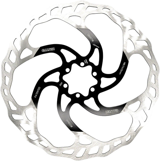 Galfer 223mm MTB/E-Bike Disc Brake Rotors - High Carbon Stainless Steel, Wave Design, 6-Bolt, Pack of 2