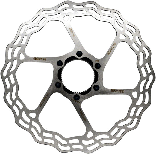 Galfer 160mm Centerlock Wave Disc Brake Rotors - High Carbon Stainless Steel, Heat Dissipation, Performance-Ready Bike Components (Bundle of 2)