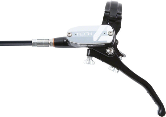 Hope Tech 4 E4 Disc Brake and Lever Set - Front, Hydraulic, Post Mount, Silver