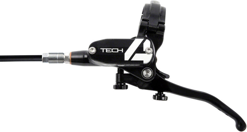 Load image into Gallery viewer, Hope Tech 4 V4 Disc Brake and Lever Set - Rear, Hydraulic, Post Mount, Black

